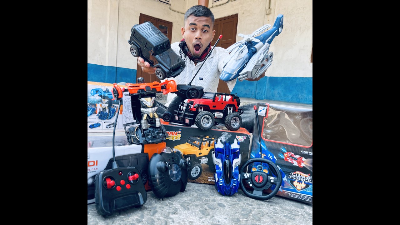 Kids trending toys unboxing 🏎️💵🚁