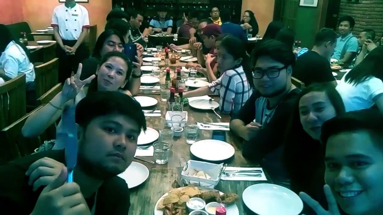 Dinner with the squad