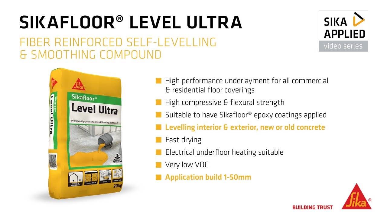 Sika Applied Series - Sikafloor Level Ultra