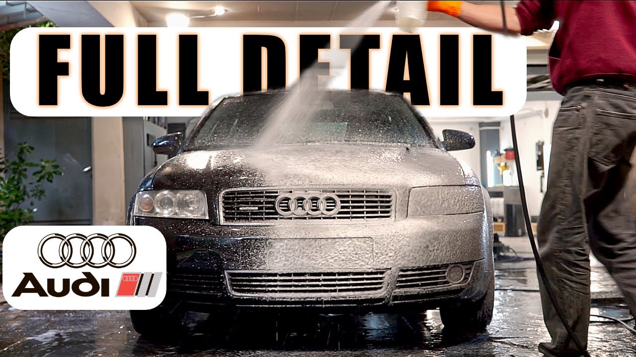 Детейлинг 25-летней Audi A4 Quattro - Автодетейлинг