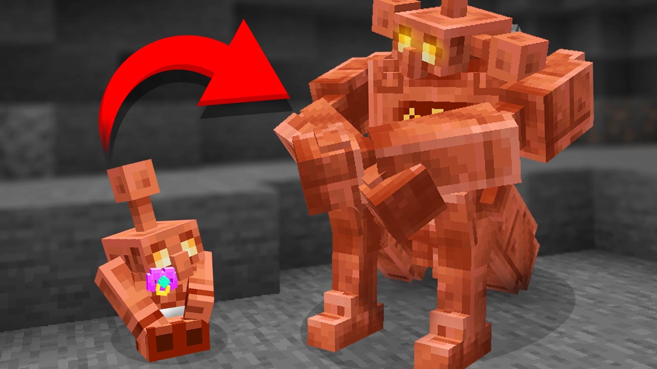 Trapped in a Copper Golem Prison