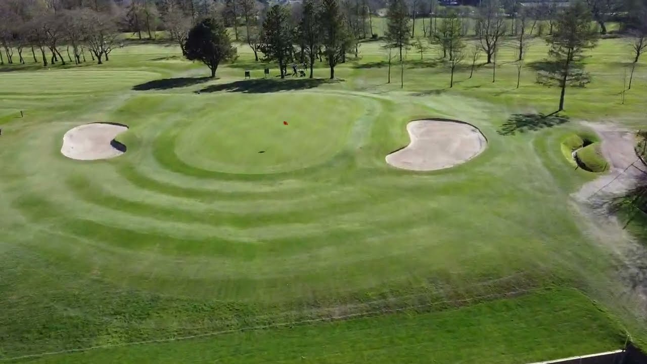 Rochdale Golf Club 1st Hole Flyover