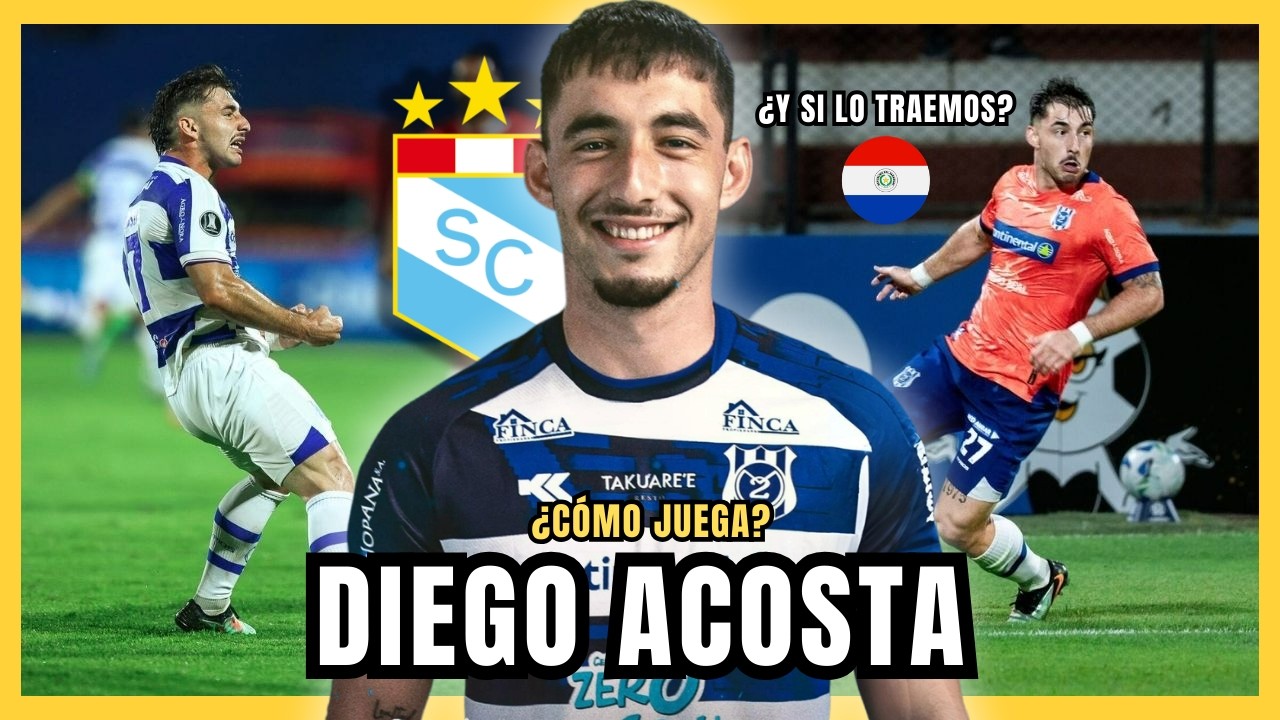 ¡RAFFO, TIENES QUE FICHARLO! | ¿Cómo Juega DIEGO ACOSTA? 🇵🇾 | El Jugador que la ROMPIÓ ante CRISTAL