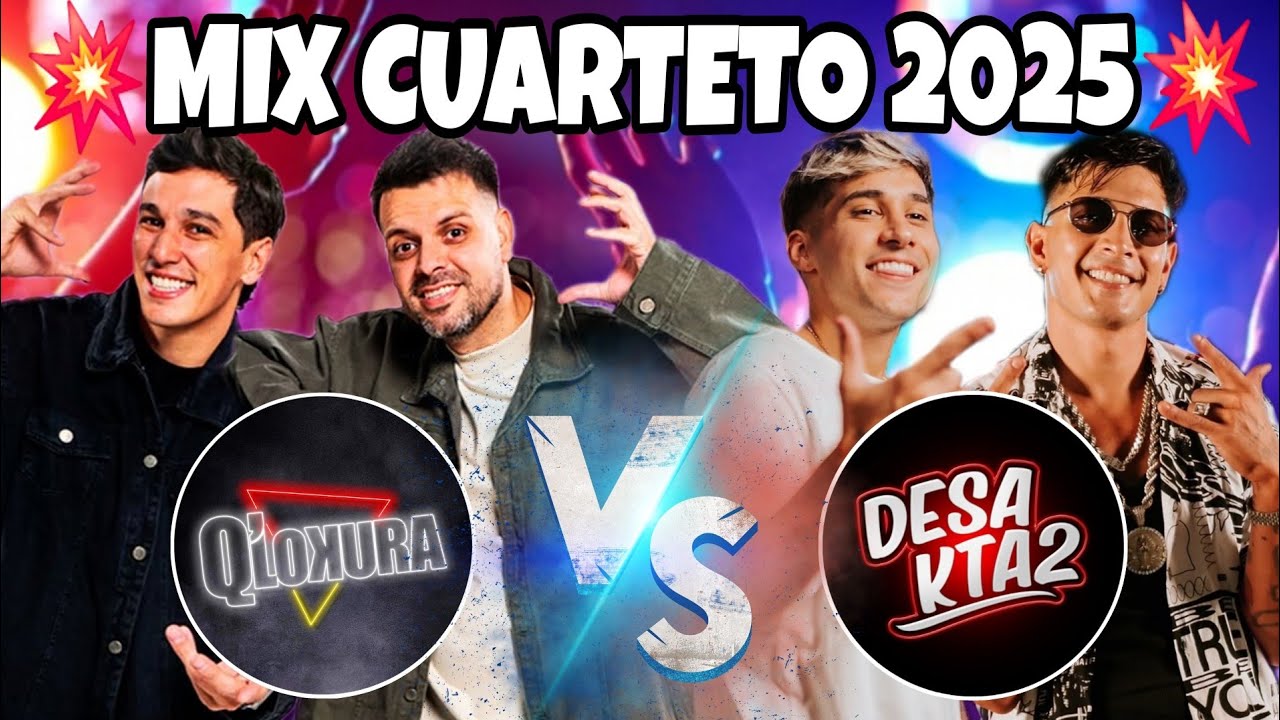 MIX Q' LOKURA VS DESAKTA2 / ENGANCHADO CUARTETO 2025 - MI SEÑOR DJ