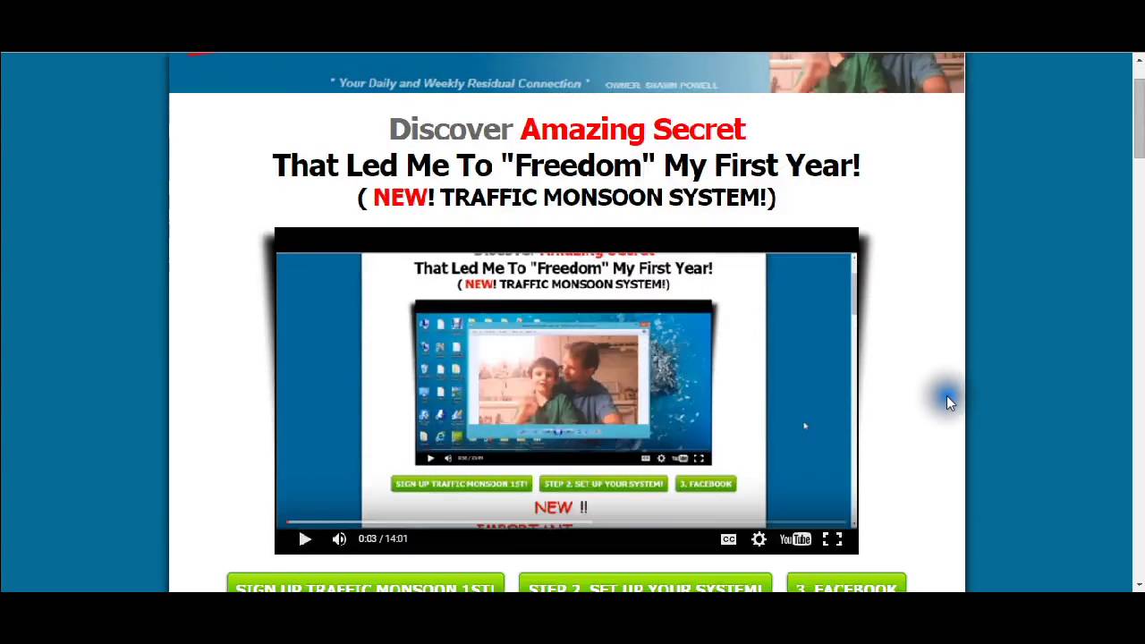 Traffic Monsoon Sponsoring For New People And Traffic Monsoon Explained