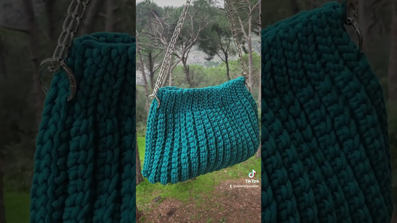 Handmade Turquoise Bag By Valentina
