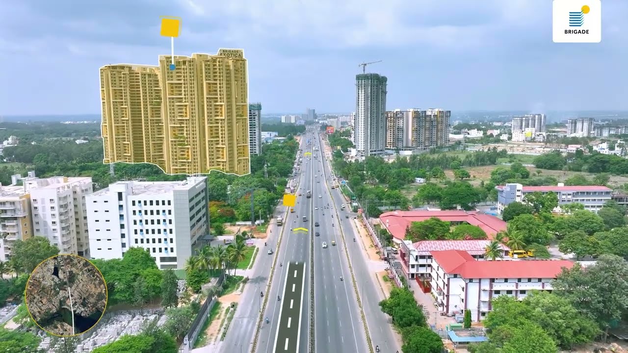 Brigade Citrine Location Overview | India’s 1st Net Zero Apartments | Old Madras Road, Bangalore