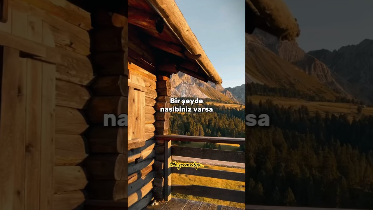 Bir şeyde nasibiniz varsa&hellip;