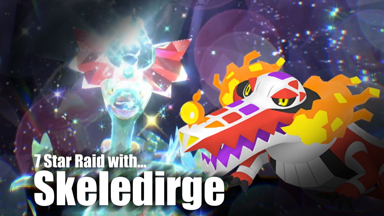 Skeledirge VS 7* Mightiest Mark Sceptile Raid | Offline Solo
