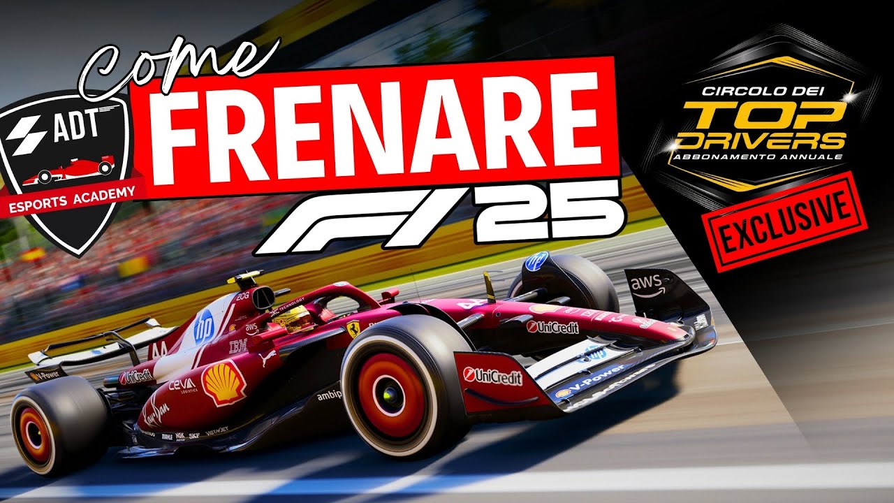 COME FRENARE SU F1 25 - Tutorial estratto dal CIRCOLO DEI TOP DRIVERS con DANIELE HADDAD #f125