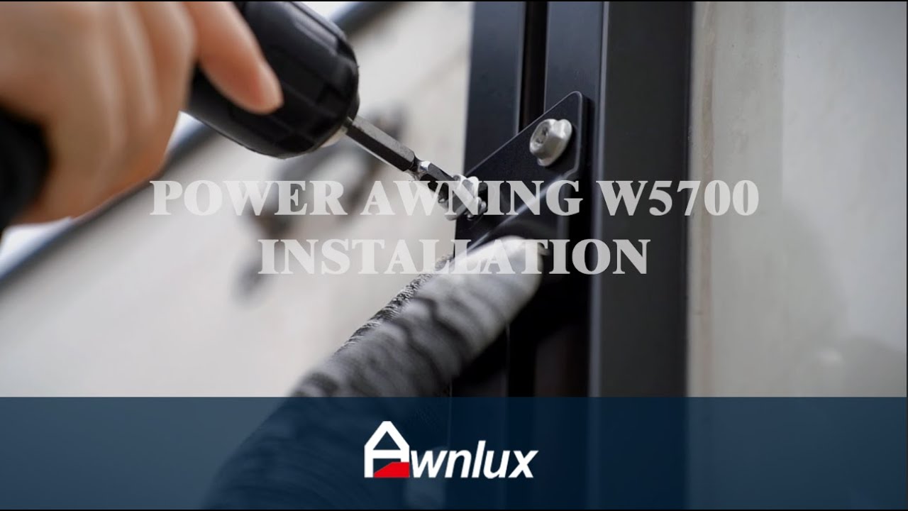 Awnlux rv power awning installation