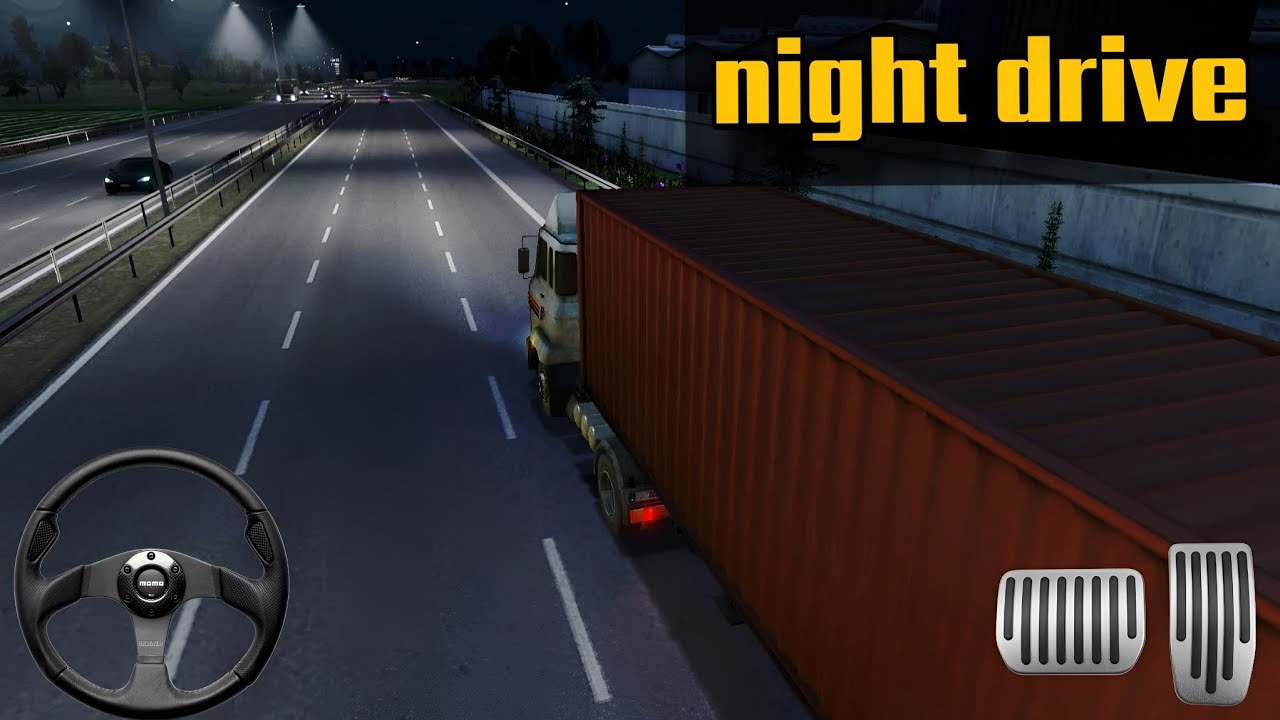 Night Truck Driving Experience 🌌 | Calm & Smooth Drive