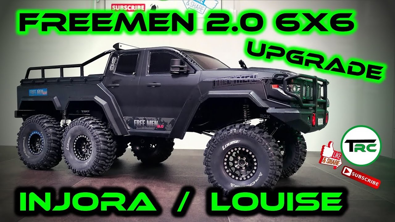 Injora Felgen u. Louise Reifen für den Reely Freemen 2.0 6x6 - Upgrade
