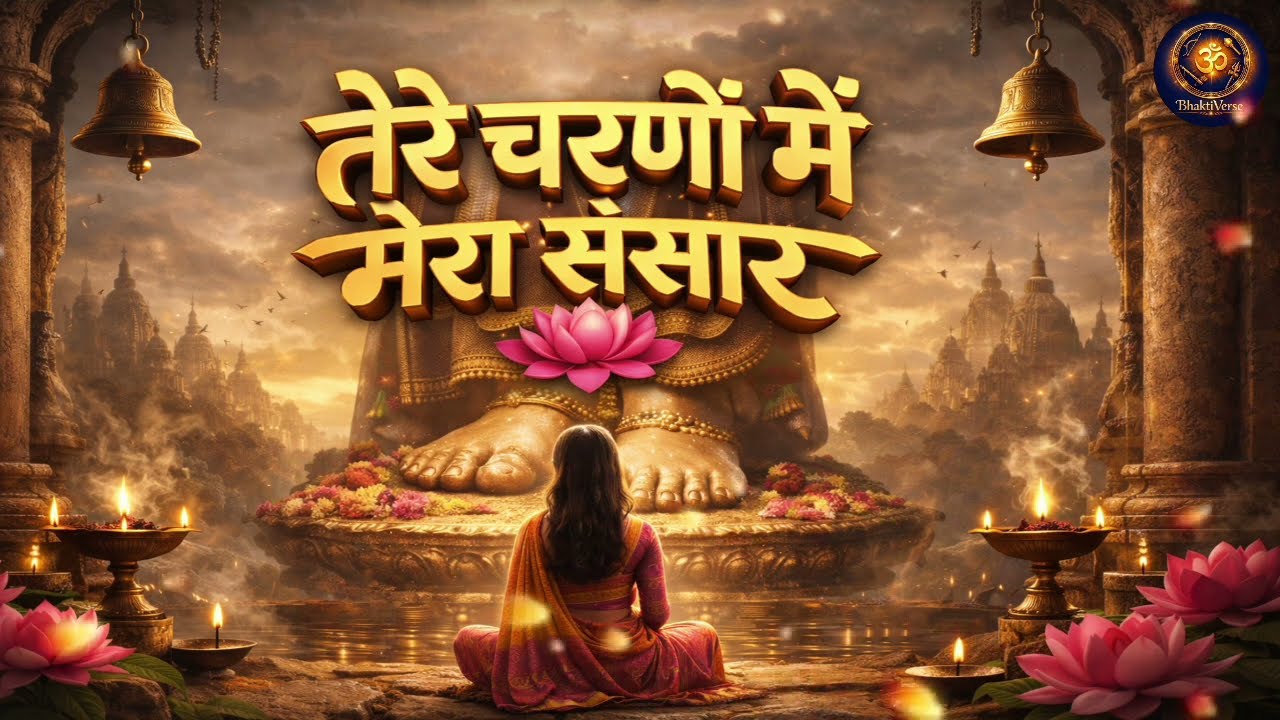तेरे चरणों में मेरा संसार 🙏 | दिल को छू लेने वाला भक्ति गीत | Peaceful Spiritual Song | 1 Hour Song