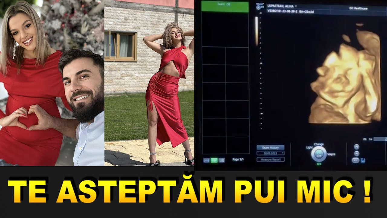 🟡Primele IMAGINI  cu bebelușul Alinei și al lui Valentin de la MIREASA.  Ce se vede la ECOGRAFIE  ?