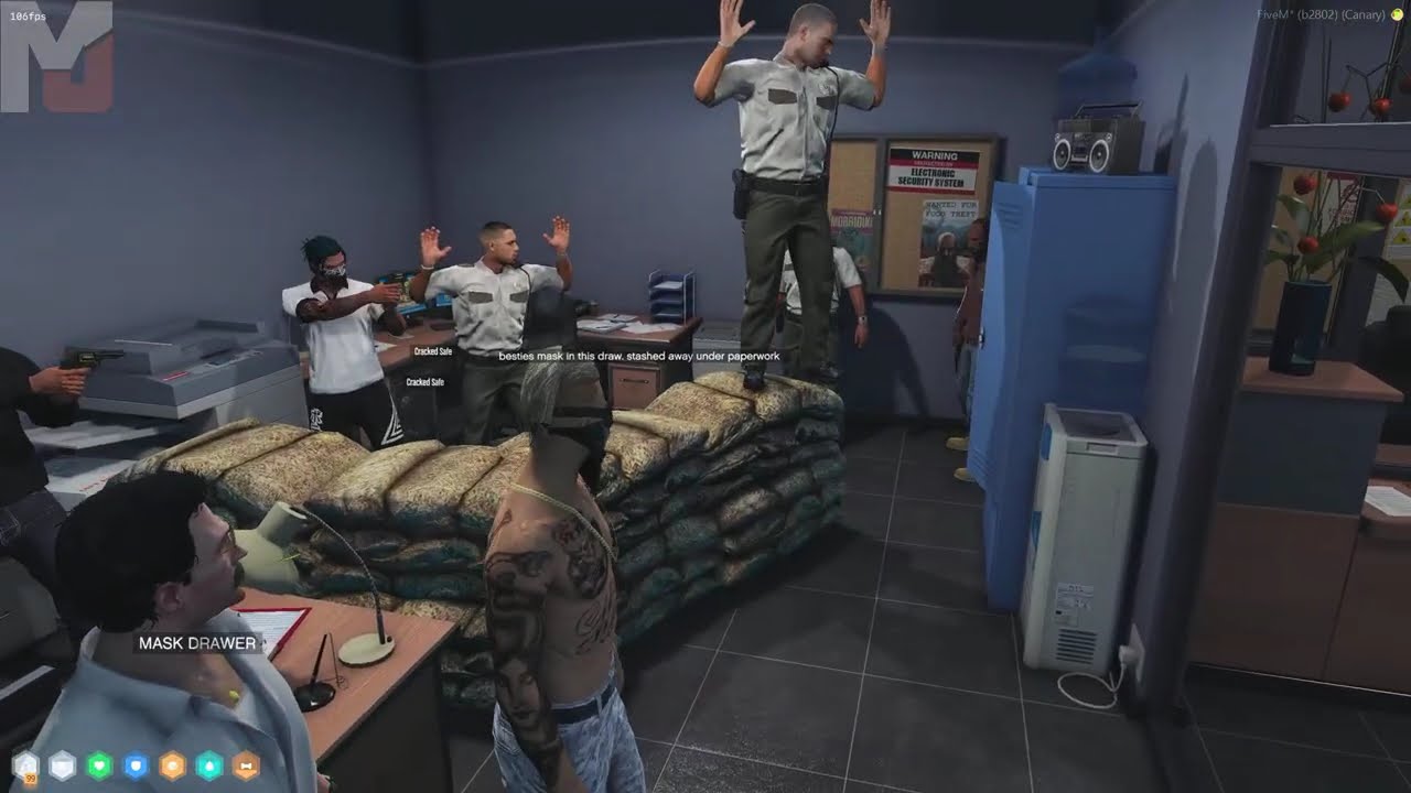 Besties Press the Snr Buns Security Guards | NoPixel 4.0 GTA