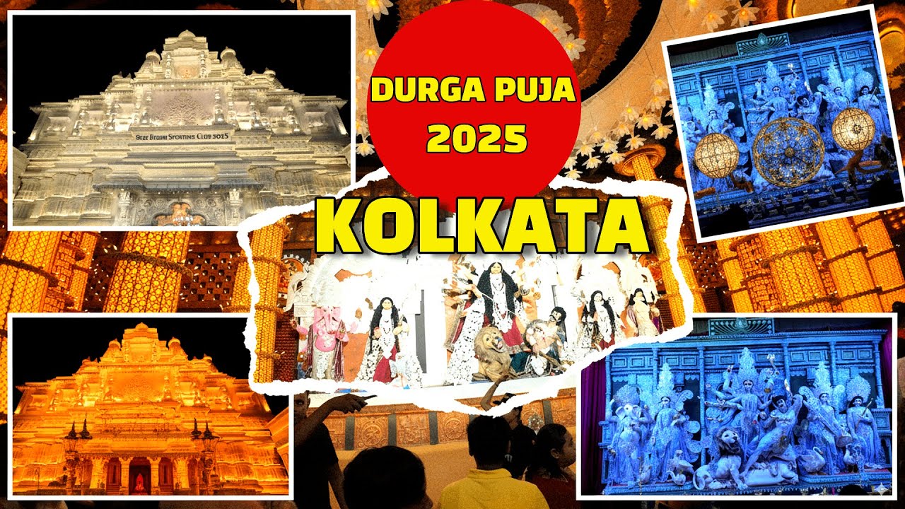 Durga Puja 2025 Kolkata | Stunning Pandals & Festival Highlights