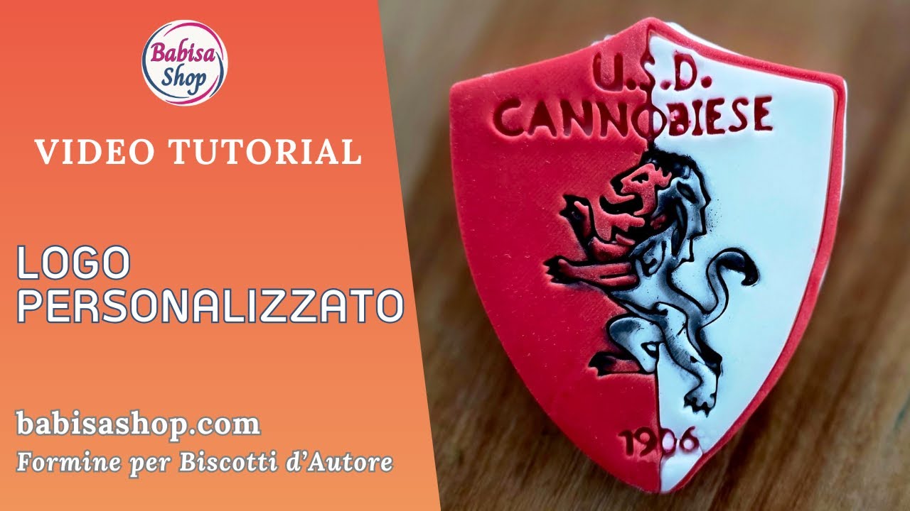 Da logo a formina per biscotto in pasta di zucchero