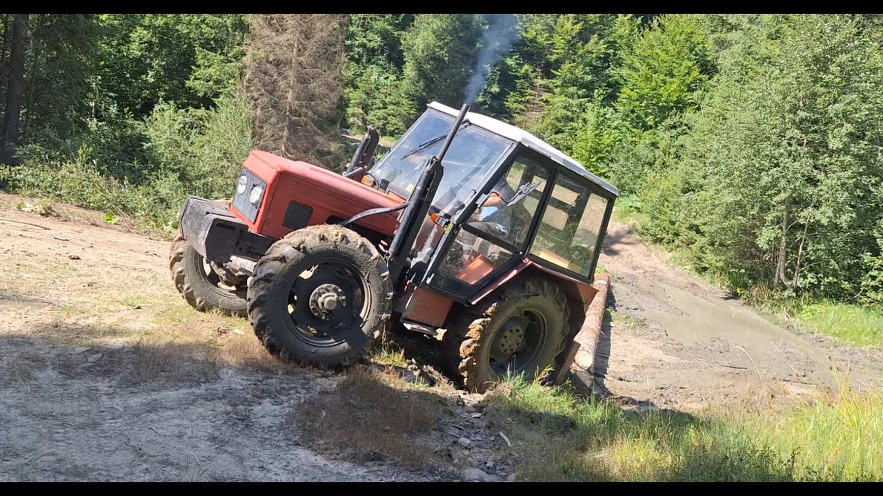 Zetor 6945 v ťažbe suchárov #forest #tractor #zetor #logging