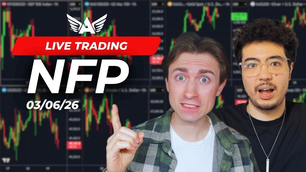 LIVE Trading NFP Gold, Nasdaq, Forex | A1 Trading Show