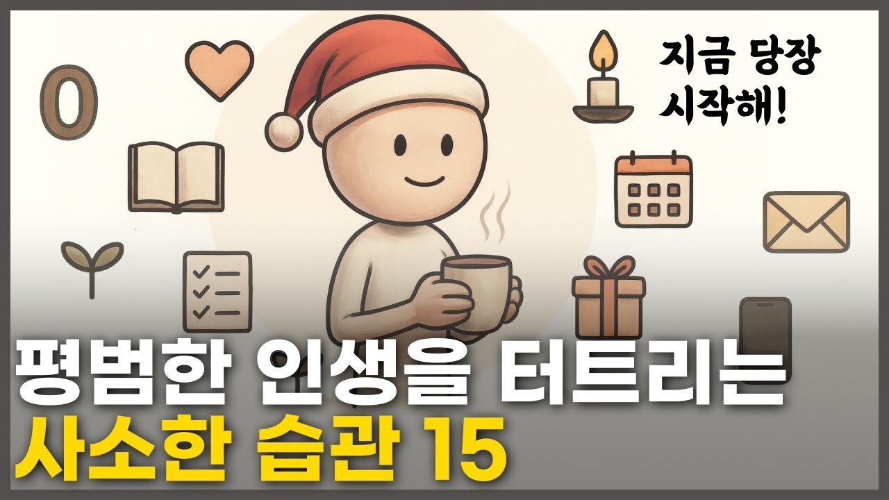 15개의 작은 습관 - 평범한 내 인생을 결국에 폭발시켜줄 사소한 습관