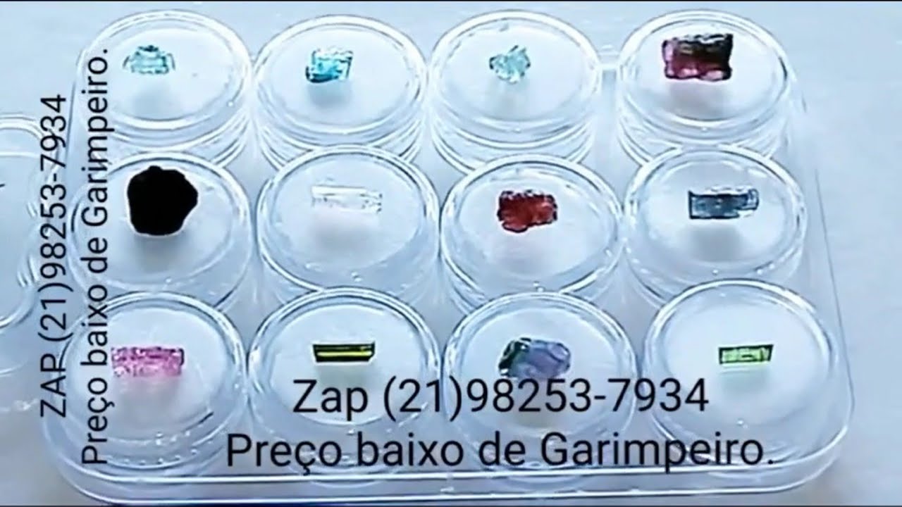 Turmalina da Paraíba Azul de São José da Batalha Preço Baixo Frete Grátis video15 zap 21 98253 -7934