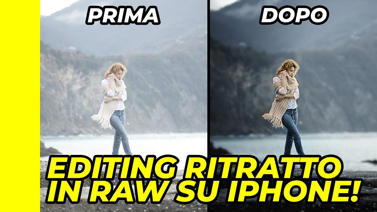 Come editare un ritratto in RAW con il telefono usando Snapseed