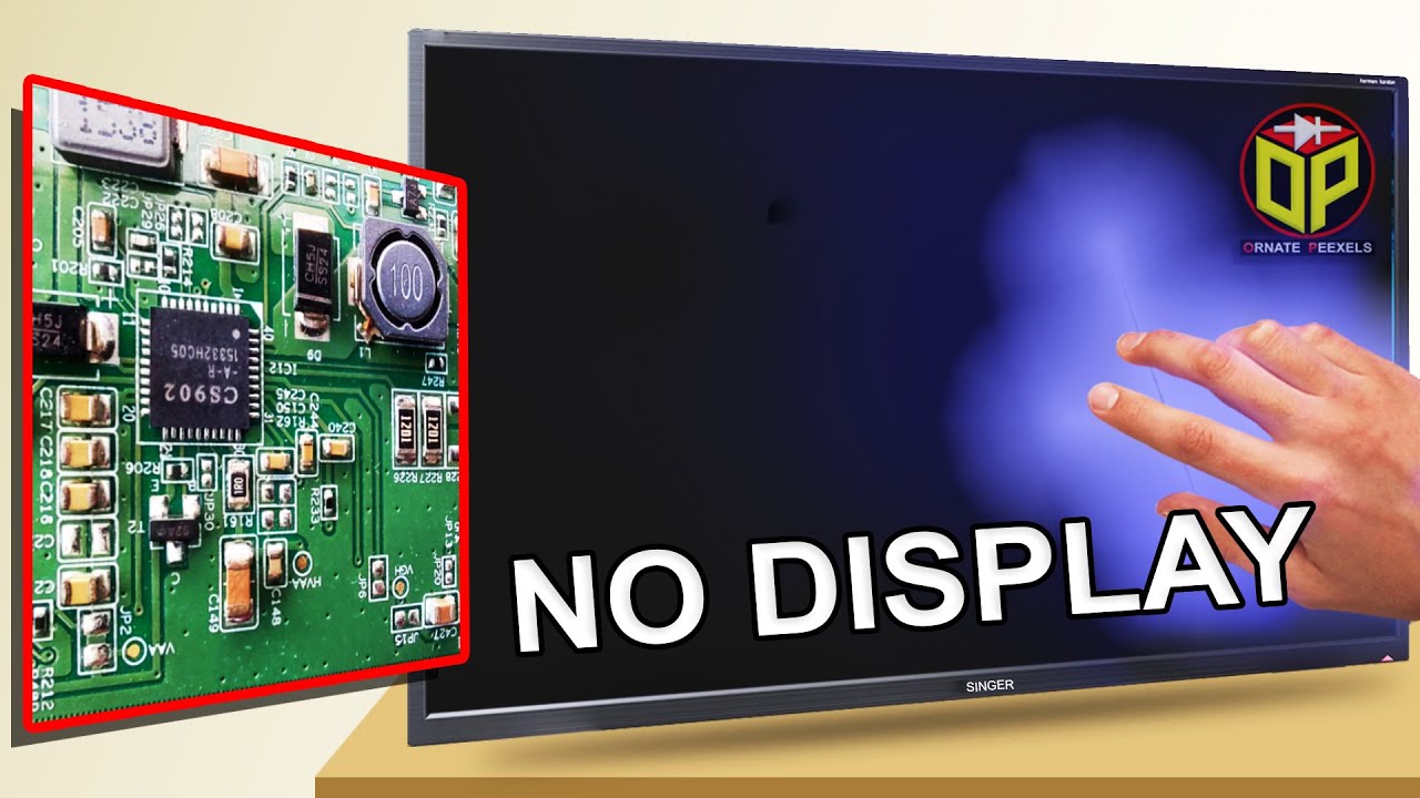 Black Screen and No Display Problem on LED/LCD TV Screen | CS902-A-R IC Circuit Diagram
