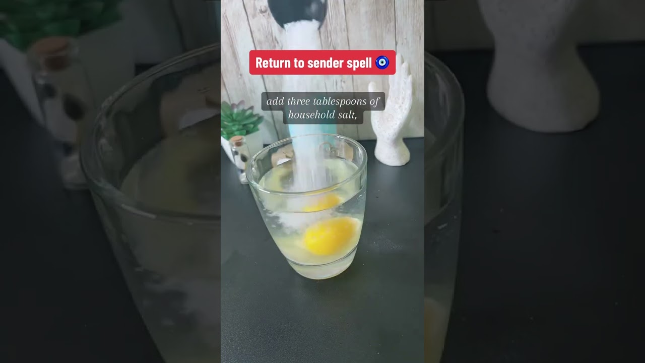 Return to sender spell | Evil eye protection spell