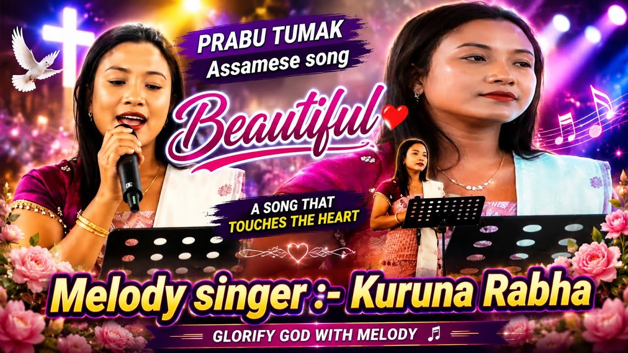 Prabu tumar // Assamese song // Assam gospel song // kuruna Rabha