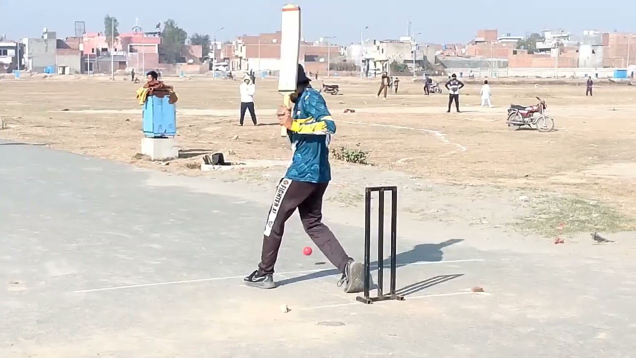 Khiladi cricket khel rahe hain