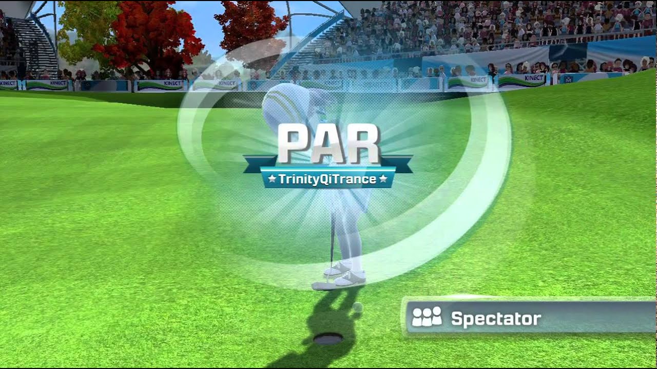 Kinect Sports Season 2 Golf 9 hole online match Xbox 360 Xbox Live 720P gameplay