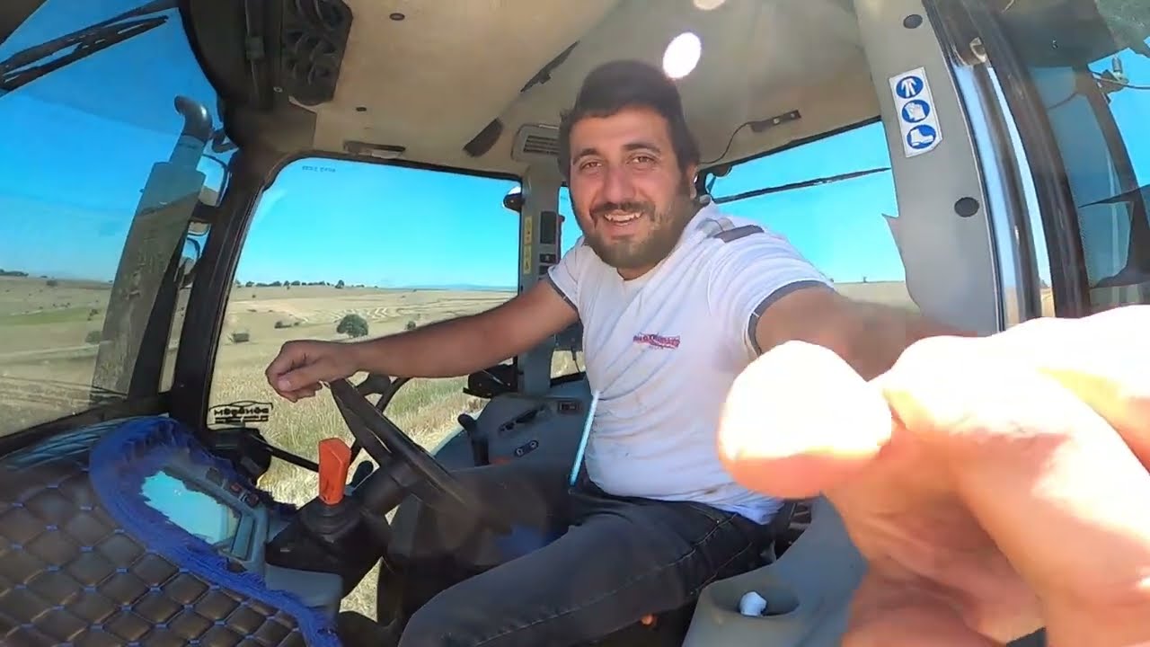 TARLA BİÇTİRİYORUZ ARDINDAN BALYA YAPIYORUZ NEW HOLLAND VS DEUTZ FAHR VS TC56