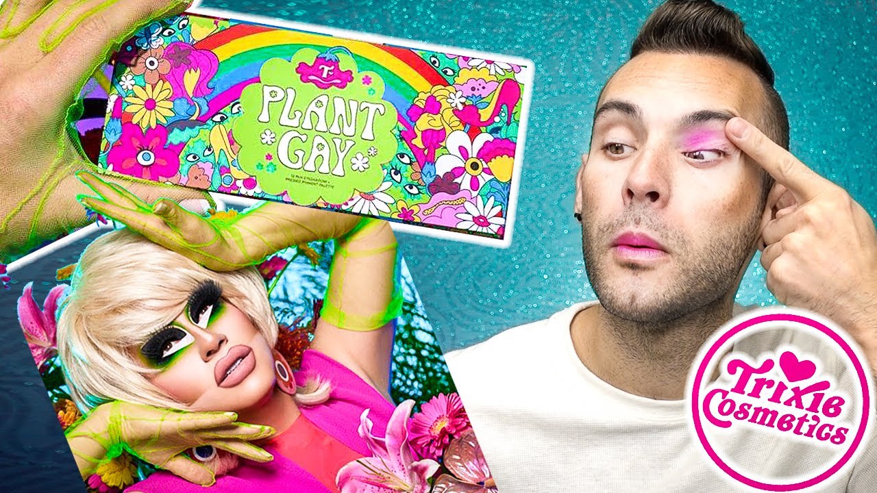 Am I A PLANT GAY??? | TRIXIE COSMETICS REVIEW | Plant Gay Palette 🌱