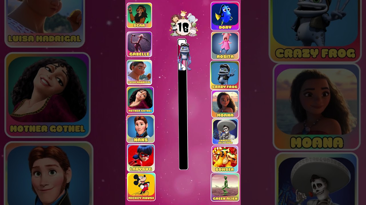 Test Your Disney Knowledge Guess The Character By Song | Moana, Elsa, Crazy Frog, Mickey Mouse