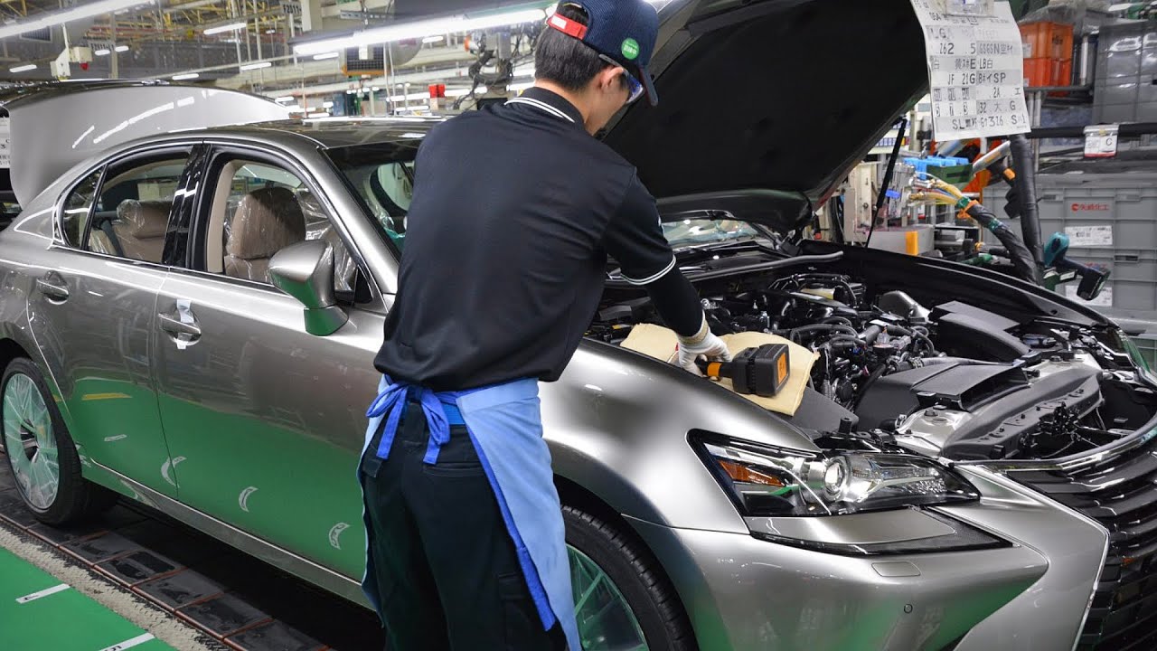 Lexus ES Luxury Sedan Production – Factory Tour in Miyata Plant Japan  🇯🇵
