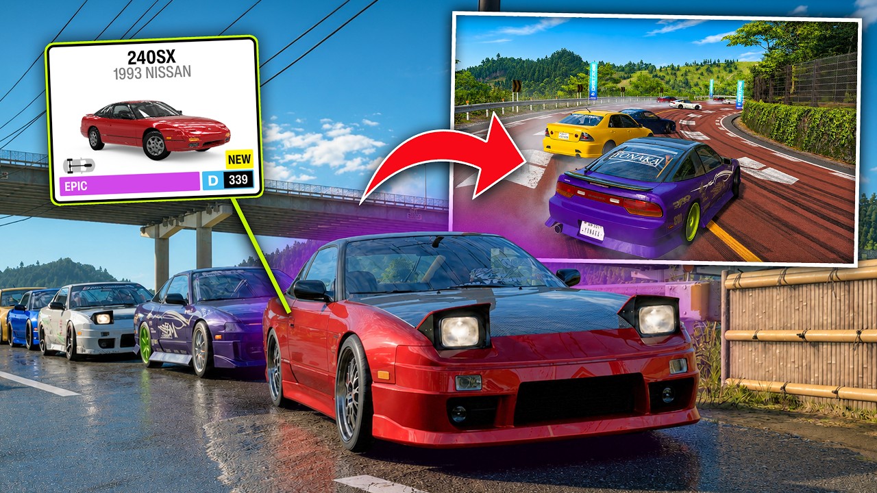INSANE Drift Tandems With Full Lobbies In Forza Horizon 6! (RAREST DRIFT CAR!?)