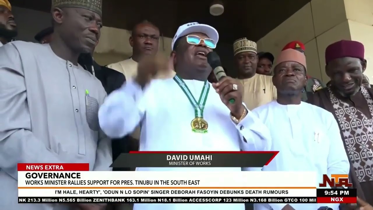 South East Development in Focus: Works Minister Speaks After Ministry Wins National Trophy