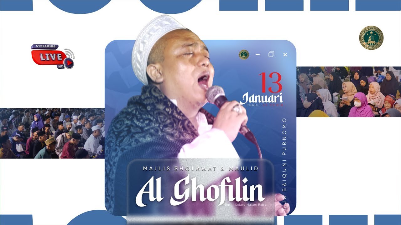 🔴LIVE || MASJID IBADURRAHMAN PAKUSARI || MAJLIS SHOLAWAT DAN MAULID AL GHOFILIN || 13 JANUARI 2026