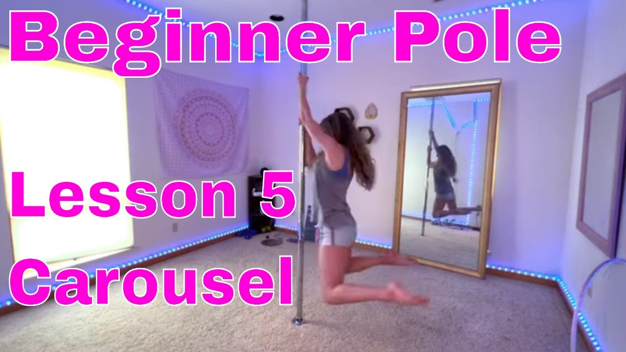Carousel Spin, Beginner Pole Dance Tutorial