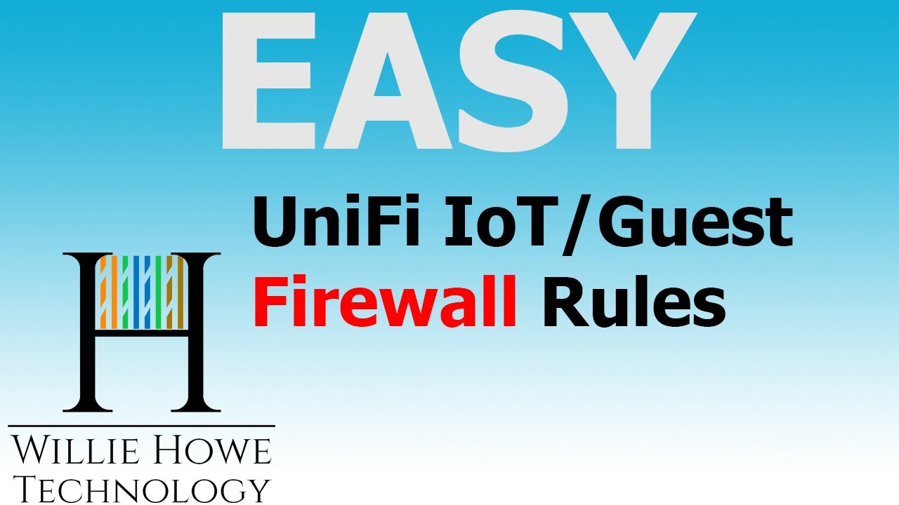EASY IoT or Guest Firewall Rules in UniFi