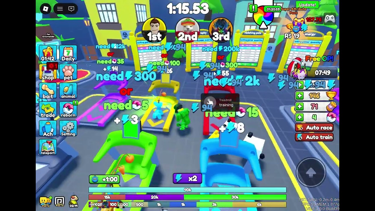 Playing pet league race⚡️￼