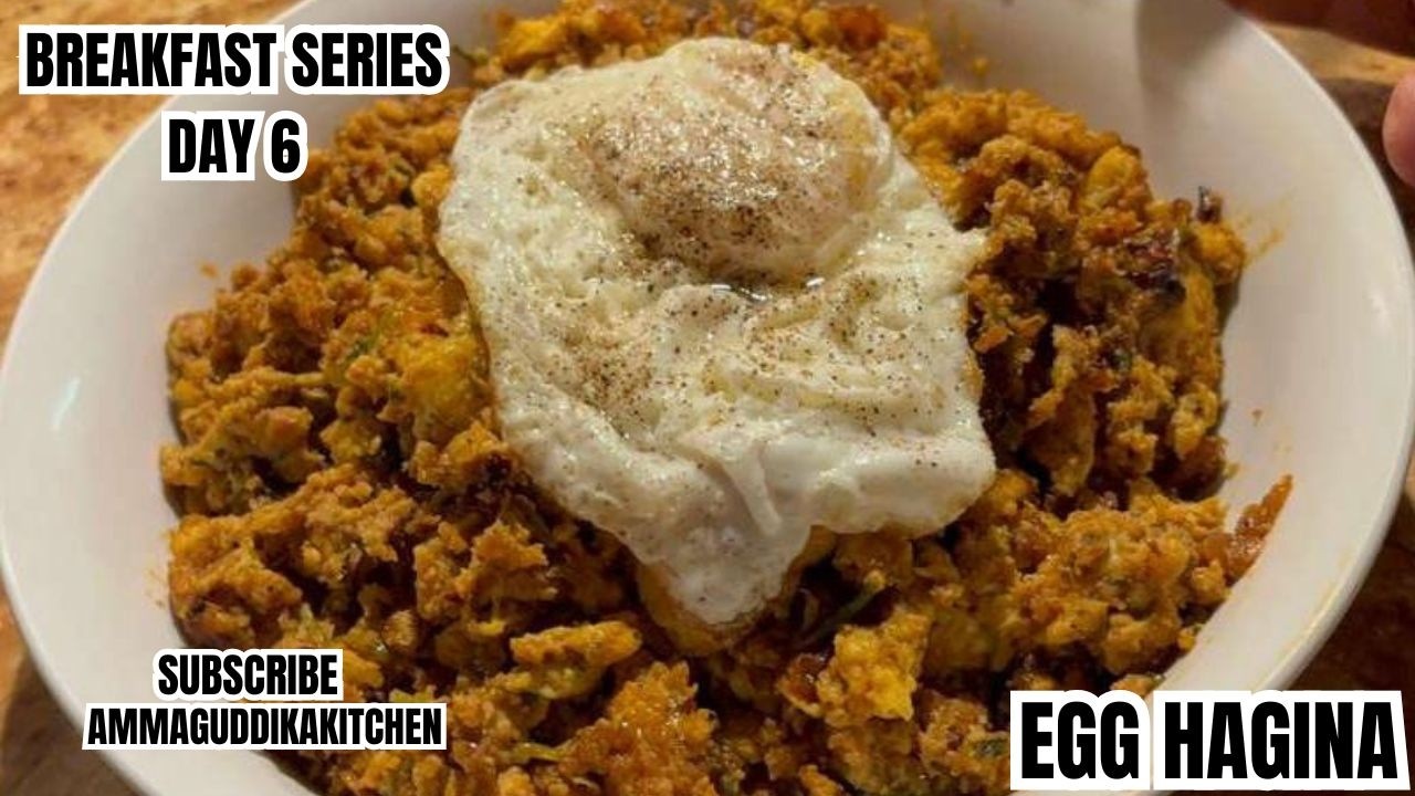 BREAKFAST SERIES DAY 6 ANDA HAGINA YUMMY BY AMMA GUDDI KITCHEN