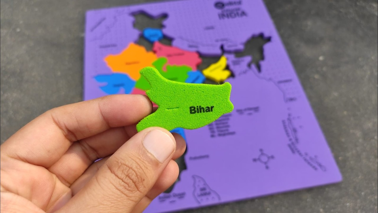 India Political Map | States & Union Territories | Map Made Easy | States & Capitals for Student