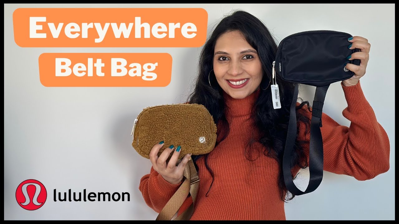 Everywhere Belt Bag: Unbox and Elevate Your Style | Black Nylon and Burnt Caramel Fleece Mod-Shots!