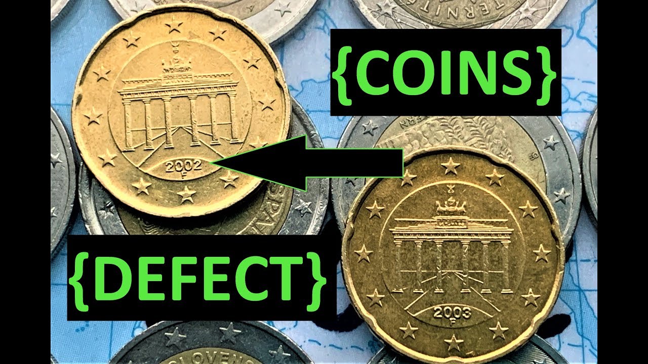 Germany 20 Cent 2002 2003 $Defect coins RARE$/2 Euro 33.000.000