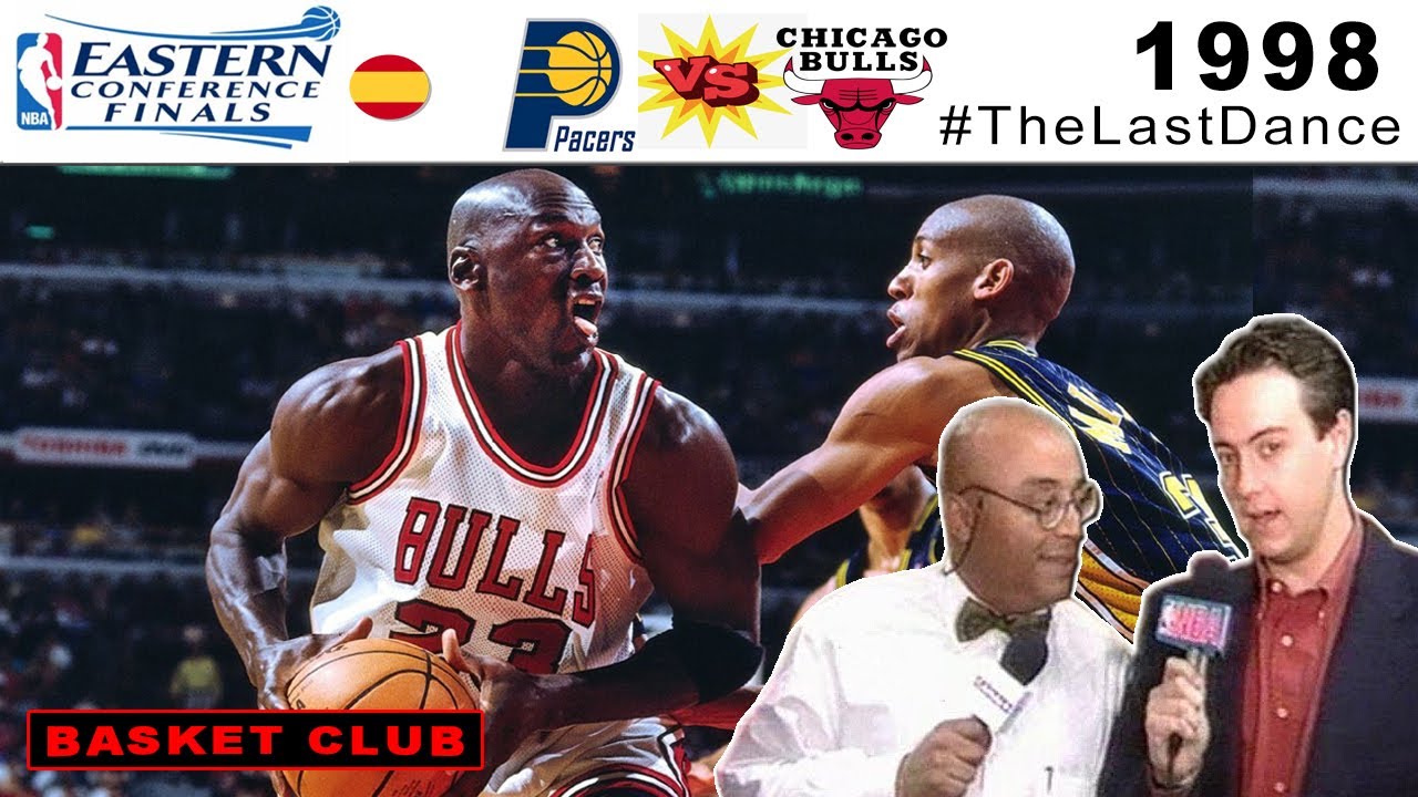 NBA 1998 Indiana Pacers vs Chicago Bulls Game 1 Classics en Español Finales de Conferencia