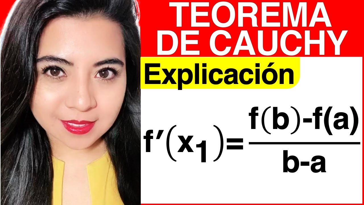TEOREMA de Cauchy (EXPLICACIÓN e INTERPRETACIÓN GEOMÉTRICA)