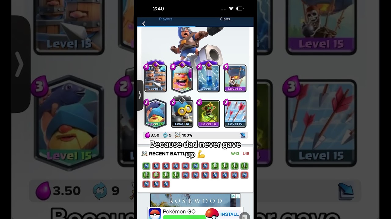 #supercell #clash #clashroyale #gaming #rich