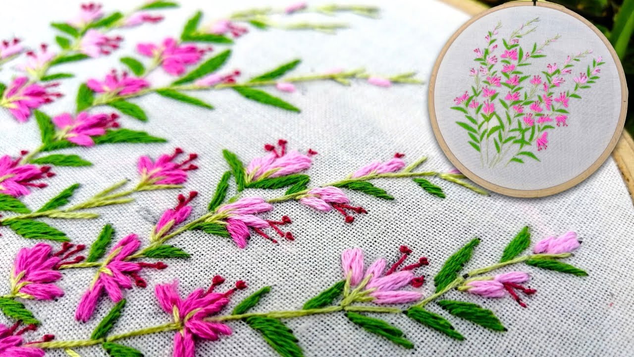 Embroidery Flowers Hand Embroidery For Beginners Satin Stitch